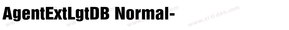 AgentExtLgtDB Normal字体转换